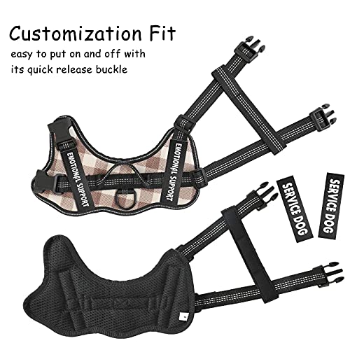 VOOPET Service Dog Harness, Emotional Support Pet Vest Harness