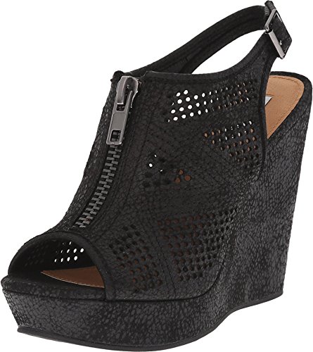 Not Rated Women's Forrest Black Wedge 10 M