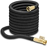 Hospaip 50ft Garden Hose - ALL NEW Expandable Water Hose with Double Latex Core, 3/4