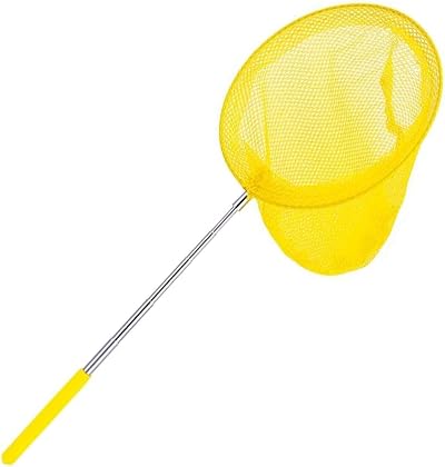 D.A.Y. Republic 27inch Kids Extendable Fishing Net Telescopic Handle Yellow