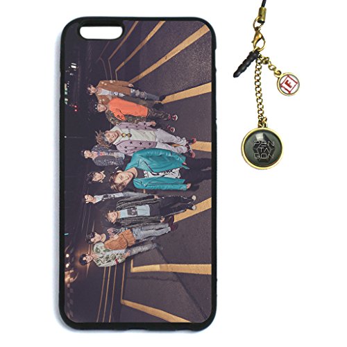 Fanstown KPOP iphone6PLUS/iphone6sPLUS PENTAGON Day6 TWICE case + Dust plug charm