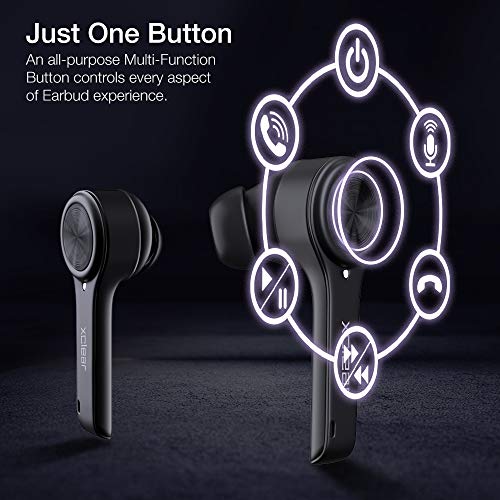 Xclear Wireless Earbuds With Immersive Sounds True 5 0 Bluetooth In Ear Headphones With Charging Case Quick Pairing Stereo Calls Built In Microphones Ipx5 Sweatproof Pumg Bass For Sports Black Pricepulse