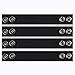 YAHILL® Safety Security Tactical Belt Combat Gear Adjustable Heavy Duty Police Equipment Accessories for Sports Outdoor (Belt Keepers/ 4pcs)