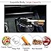 Newness Car Ashtray, [Upgraded, Detachable Body, Sealing Lid], Stainless Steel Car Ashtray with Lid, Cigarette Ashtray for Car, Auto, Ash Holder for Smokers, Desktop Smoking Ash Tray for Home Office
