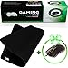 CushionCare Regular Size Black Gaming Mouse Mat Pad - Comes with Complementary Gaming Mouse - 7.9