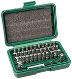 Neiko 10064A 1/4" Hex Security Screwdriver Bit Set, 36 Piece | Includes Storage Case & Quick-Change Magnetic Bit Holder