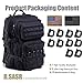 R.SASR Military Tactical Backpack 45L Large Tactical Backpack for Men, Hiking Rucksack With Bottle Holder