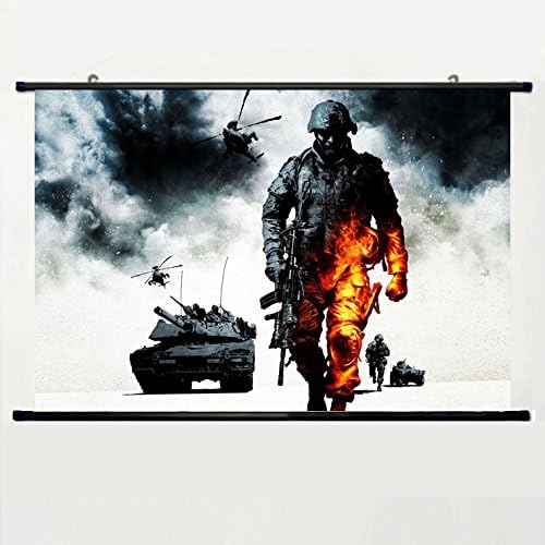 Popular And Unqiue Designed Home Decor Art Game Poster With Battlefield Battlefield Bad Company Wall Scroll Poster Fabric Painting 24 X 16 Inch (60cm X 40 cm)