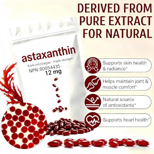 Astaxanthin 12mg 120 pieces per package
