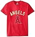 MLB Los Angeles Angels Men's 58W Tee, Red, Large
