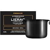 Lierac Premium The Silky Cream Refill Face Cream, 1.69 Fl Oz | Corrects Signs Of Aging, Light Powdery Finish, Normal To Combination Sensitive Skin, Daily Moisturizer
