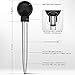 Steel Turkey Baster & Barbecue Basting Brush, with Flavor Injector and Cleaning Brush - By MiiKO
