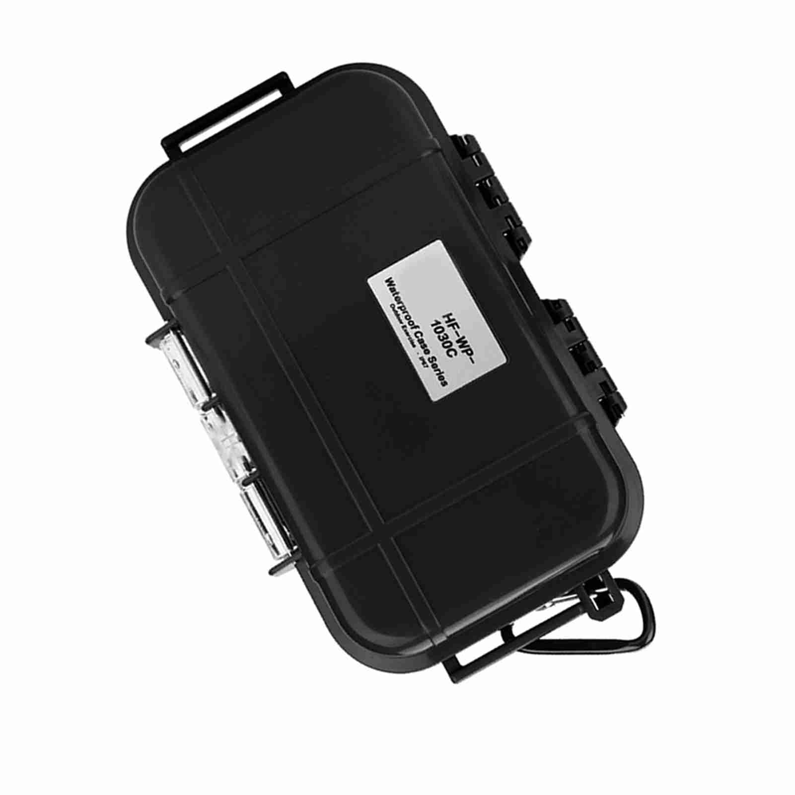 Acouto Outdoor Survival Shockproof Waterproof Storage Case Airtight Carry Box Container The Container Is in Particular Fabricated From Top Software Field This Water Resistant Field Is