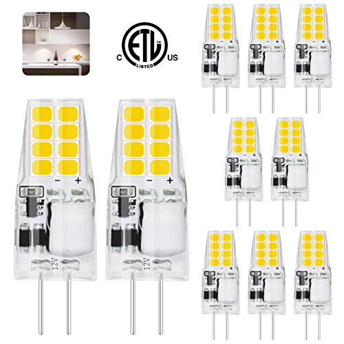 G4 LED Light Bulb Bpin Base 5000K Daylight 2W (20W Halogen Equivalent