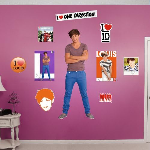 Fathead Wall Decal, Real Big, "One Direction Louis Tomlinson"