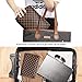 NabeCase Makeup Bag Clutch Cosmetic Bags Retro Cosmetic Pouch Toiletry Travel Organizer for Women, Cosmetics, Make Up Tools, Toiletries（Browm）