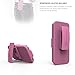 Stalion iPhone 5 5S Belt Clip Case Secure Holster Shell & Kickstand Combo (Fuchsia Pink) 180° Degree Rotating Locking Swivel + Shockproof Protection