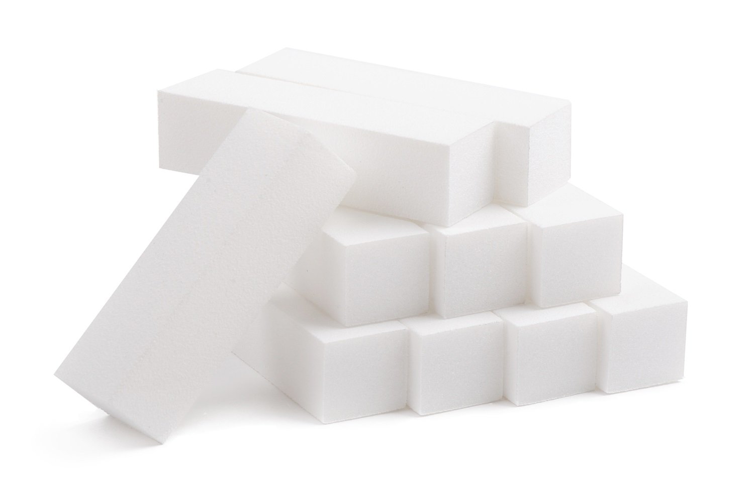 KM Nails 10 x White Buffer Top Quality Made in Germany