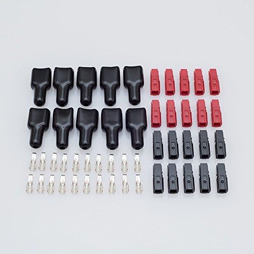 ANEN WINDCAMP 45 Amp Powerpole Connectors Compatible with ANDERSON For FlexRadio Elecraft 10 Sets