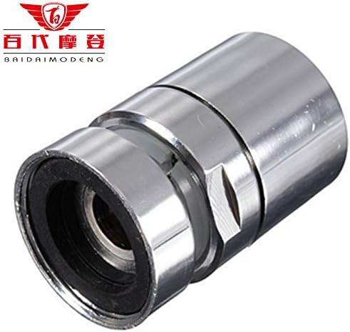 BAIDAIMODENG Chromed Swivel Water Saving Tap Aerator Faucet Nozzle Spout Filter Adapter /22mm（2 pcs）