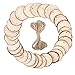 SOLEDI Natural Wood Slices 5-6cm/0.8cm 30Pcs