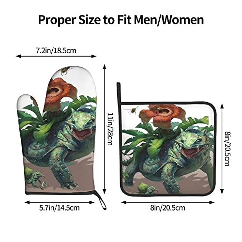 Xiaoxian Pokemon 64 Hittebestendige keukenovenhandschoenen, ovenhandschoenen en potdekselhandschoenen, veilig om te… - Image 4