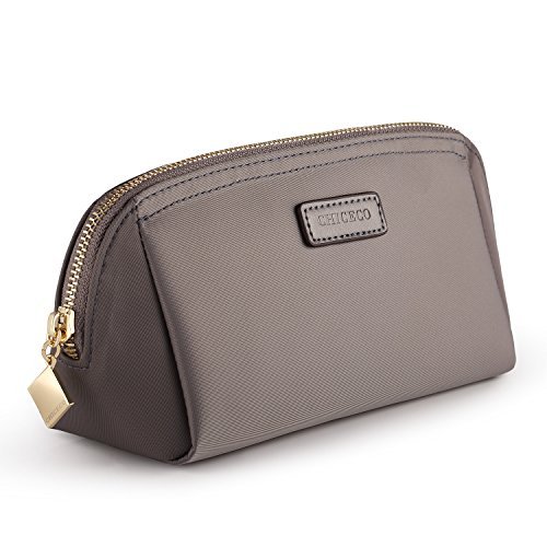 CHICECO Handy Cosmetic Pouch Clutch Makeup Bag - Grey