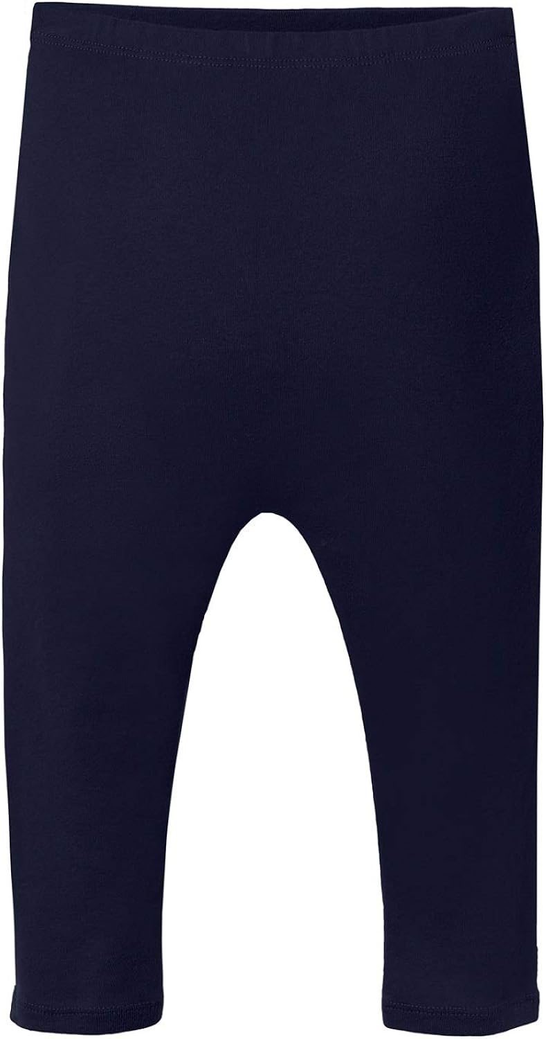 City Threads Girls Ruffle Leggings Pants 100/% Cotton Ankle Length Tights Baby Toddler Made in USA