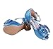 Wangwang Children Princess Girls Sequin Sandals Crystal High Heels Shoes (13 M US Little Kid, Blue)