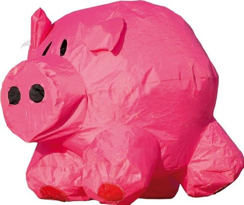 HQ Design, Bouncing Buddy Porky, Floor Wind Chime, Weatherproof, Decorative for Beach Garden, Camping, Robust and Durable