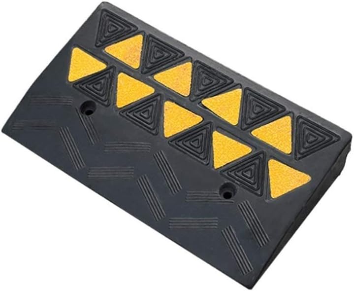 Road Tooth Uphill Triangle Pad, Rubber Withstand Voltage Slope Pad Mat