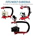 Cam Caddie Scorpion Jr. Limited Edition Collapsible Stabilizing Camera/Smartphone Handle w/Hot Shoe Mount - Red