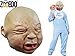 ZooBoo Creepy Adult Baby full head Mask Halloween Costume