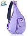 SEEU Student Backpack, Laptop School Backpack for Men Women, Travel College Bookbag Daypack with USB Charging Port, Water Resistant Rucksack Fits 15.6 inch Laptop (Purple)