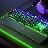 SteelSeries Apex 7 Mechanical Keyboard OLED Display Red Switch German QWERTZ view 8