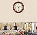 Foxtop Kitchen Wall Clock, Silent Non Ticking 9 Inch Battery Operated Quartz Analog Quiet Easy to Read Clock for Kitchen, Home Decor