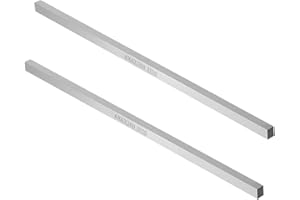 XMHF 2pcs Lathe HSS Square Cutting Tool Bits Bar Rectangular Lathe Fly Cutter Mill Blank 6x6x200mm