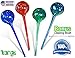 5 STAR SUPER DEALS Aqua Plant Watering Globes - Automatic Watering Ball Bulbs - Self Watering Plant Glass Bulbs System (4, Large)