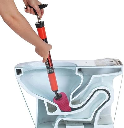 FENGSHENG-SHOP Heavy Duty Toilet Plunger Clog Remover High Pressure Sink Drain