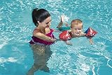 Bestway 9 x 6 inch Arm Bands Safety Valves Pre-tested Vinyl Kids Swimming Aid view 6