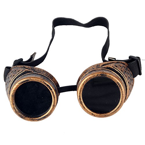 FUT Novelty Retro Welding Cyber Punk Gothic Cosplay Goggles Vintage Steampunk Goggles Glasses Costume Photo Props