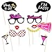 Coceca 82PCS Bachelorette Photo Booth Props Selfie DIY Props for Bachelorette Party Girls Night Out Game