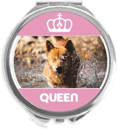 Amazon 日本の犬のかわいい動物の写真 ミニ両面ポータブルメイクアップミラークイーン ミラー 鏡 オンライン通販