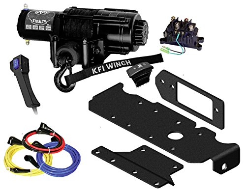 KFI Combo Kit - SE45-R2 4500lbs Stealth Winch & Mount Bracket - 2016-2018 Honda Pioneer SXS 1000, 1000-5