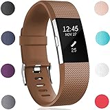 GEAK Replacement Bands for Fitbit Charge 2, Fitbit Charge2 Wristbands,Small,Coffee
