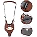 Zicac Toddler Cute Animals Ultra Comfy Mesh Safety Harness Leash Adjustable Baby Walker Strap Belt (Coffee)