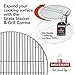 SMOKEWARE Stainless Steel Grill Grate – Compatible with Large Big Green Egg, Heavy Duty Gauge, 18 inches