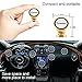 i-SUPERSIM Universal Magnetic Cell Phone Car Mount Holder - Fits Smartphones, GPS and Mini Tablets-360 Degrees Rotating Cradle Mount Kit(Gold)