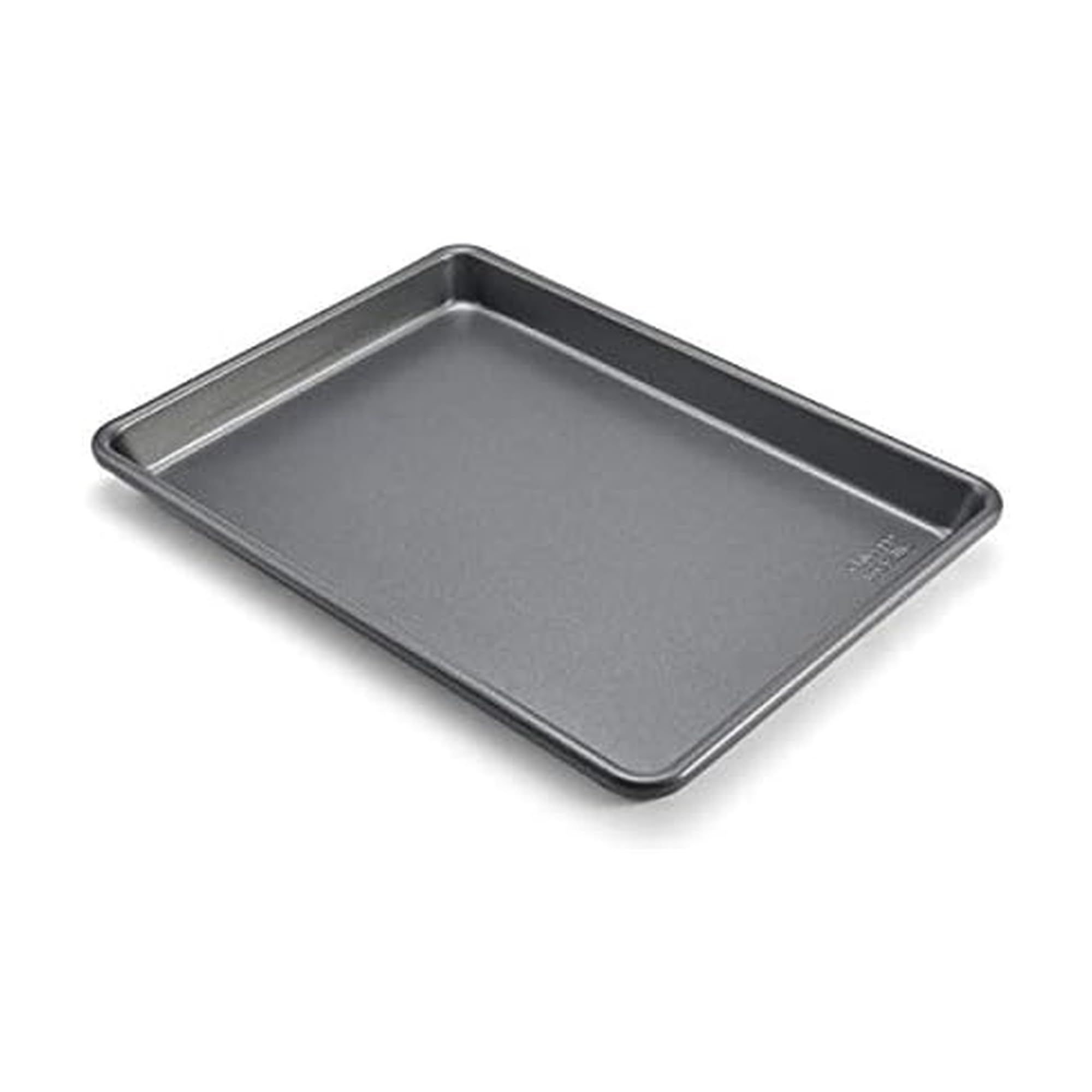 Photo 1 of Chicago Metallic Commercial II Non-Stick Small Cookie/Baking Sheet. Perfect for making jelly rolls, cookies, pastries, one-pan meals, and more,12.25 by 8.75, Gray