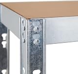 TAHA Heavy Duty Boltless Metal Shelving Unit 1500x750x300mm Galvanised 175KG view 3